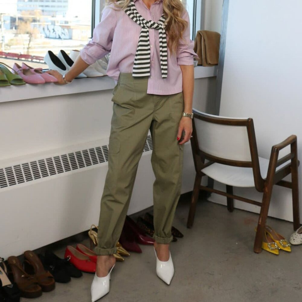 Poplin Jogger with Cargo Pockets